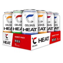 CELSIUS HEAT Performance Variety Pack 셀시어스 히트 에너지 드링크 버라이어티팩 473ml 12개입, 12개