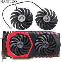 PLD10010S12HH DC12V 0.40A 4PIN MSI RX470 480 570 580 GTX1080Ti 1080 1070 1060 게임용 그래픽 카드 쿨러 팬 PLD10