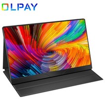 스마트TV 스마트티비 TV 50인치TV 55인치TV 휴대용 모니터 4k 17.3 hdr ips 100 adobe rgb 3840x2160 usb c 3.1 hdmi 게임 모니터, 우리 플러그