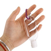 GS 30ML 여행 캠핑 휴대 용 카라비너 고리 화장품 헬스장 샴푸 소분 공병 후크 수영장 홀더, 단품, 단품