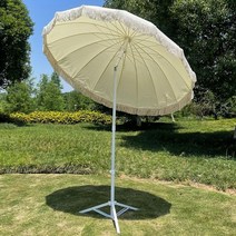 차박 노지캠핑 휴대용 감성 대형 파라솔 그늘막, 기본파라솔