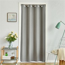 방음커튼 거실 식당 레스토랑 커튼 흡음 커텐 그로멧 탑 솔리드 컬러 도어 출입구