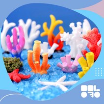미미네 어항장식품기획전 (인공수초 어항산란상 산호), 05.조개/소라/산호, 18_홍산호 L