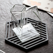 프리미엄 파인트 앵글 투명 글라스잔 주방용품, 우유 투명 글라스잔(milk)