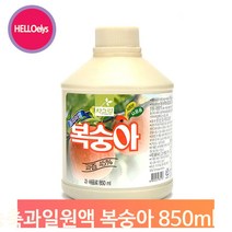 복숭아쥬스 프리미엄 과즙 복숭아 원액 복숭아주스 850ml 농축액 음료베이스