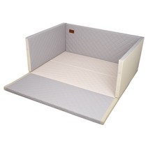 맘마키즈 퀼팅범퍼침대 스몰 그레이