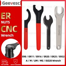 밀링머신 ER8 ER11 ER20 렌치 A M UM MS C O CNC 너트 ISO APU 드릴 머시닝 센터 조각 밀링 머신, 36 APU08