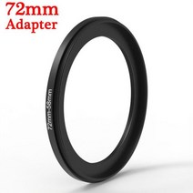 KnightX 58mm 프리즘 필터 52mm 77mm 회전 변경 가능 CPL ND 하프 FX 스플릿 디옵터 특수 효과 사진 액세서리, 72mm Adapter