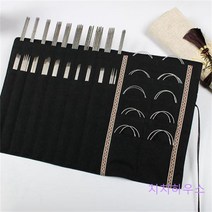 패브릭 대용량 대바늘 케이스 다용도 수납케이스 세트 코바늘 대바늘 손뜨개질 취미생 Zuhty 증정, AA 총길이37.5 넓이55cm하단이미지참조