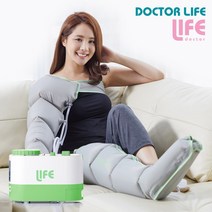 [닥터라이프] 라이프3 공기압 다리 종아리 사지압박순환장치/본체+다리+팔세트, 선택:(그린)라이프3플러스 본체+다리+팔커프(더블+싱글)