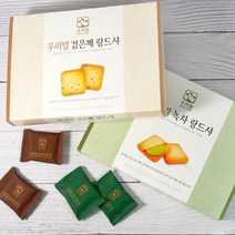 우리밀 녹차랑드샤 검은깨랑드샤 -72394EA, 쿠팡 검은깨랑드샤+쇼핑백, 쿠팡 본상품선택
