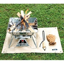 캠핑 화로대 열로부터 안전 방염 매트 L 안전용품매트 안전매트 난연