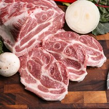 [국내산 한돈 1+등급] 생목살 100시간 저온숙성 500g, 일반배송, 숯불구이용 2-3cm