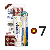 부광약품 부광탁스 프리미엄 치약 150g+부광탁스 칫솔 1개, 7개