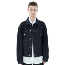 LAB101 RIGID RAW DENIM TRUCKER JACKET LL3DJK28DB 133443
