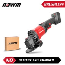 NAWIN 앵글 그라인더 20V 전동 공구 100mm 무선 임팩 앵글 그라인더 3000/6000/9000r/min, NA0JM100mm