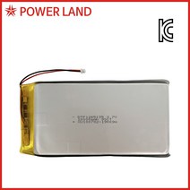 DTP 1265135 3.7V 10000mAh 리튬폴리머/배터리/충전지, 1개