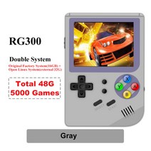옛날 복고풍 문방구스타일 추억의 휴대용 미니오락기anbernic new 콘솔레트로, 협력사, 그레이 더블 시스템