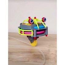 줄타기 외발 균형잡기 로봇 장난감 외발자전거 외줄타기 팽이 어린이 유아 선물 YENAMALL, 04 균형로봇+충전기+충전배터리4개(색상랜덤)