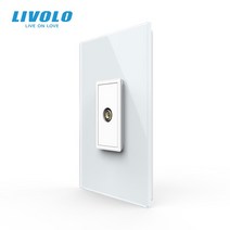 HDMI 케이블 연장 리피터 미니 모니터선 증폭기 컴포넌트 Livolo US AU 22.5mm 고급스러운 전화기 Com TV S, 09 Video_01 White
