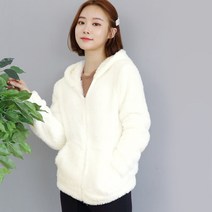 사입자mall F964 솜털 후드 후리스 양털 점퍼 후드털점퍼