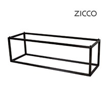 ZICCO 지코 멜라민 브라운 우드 느낌 플레이팅 트레이 스탠드 초밥 스시 홈 카페 베이커리 진열 치즈보드 식기, 1개, 14)높은 긴 직사각 스탠드 2호