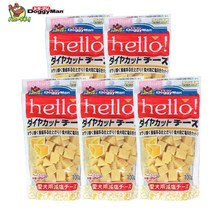 도기맨 헬로 치즈커트 100g x 5개 강아지 간식, 단품