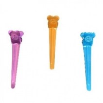 핀컬핀 앞머리집게 미용실용품 똑딱핀 앞머리집게, 퍼플050740DC