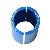 블랙 블루 25.4mm 31.8mm 알루미늄 합금 자전거 스템 감속기 바 보어 어댑터 자전거 핸들 바 심 스페이서, 푸른