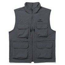 아이더 이월할인상품 (나사트) 남성 가을 스트레치소재&멀티포켓 디테일 홑겹베스트 DMU21615-GREY