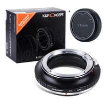 K&F Concept PK-GFX 렌즈 변환링 어댑터 - 펜탁스 PK 렌즈 - 후지 GFX 바디 - 뒤캡포함 Pentax PK Lens -Fuji GFX Adapter + Cap