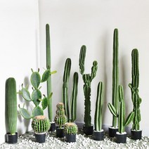하이따거 진짜같은선인장 인조 실내녹색식물 인테리어조화나무, 1개, 1.28M