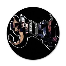 가방뱃지 리폼 장식 뱃지 브로치 고스트 밴드 콘 핀 의류용 금속 배낭 58mm