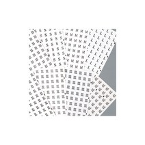 라벨 의류 사이즈 스티커 XS S M L XL XXL XXXL 4XL