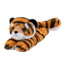 QDY 동물 플러시 슬랩 팔찌 어린이 추수 감사절 선물을위한 박제 동물 팔찌, 다중, 봉제, 호랑이