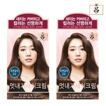 [향기좋은날]려 우아채 멋내기 새치크림 자연갈색(5N) 새치 염색약, 2개, 1개