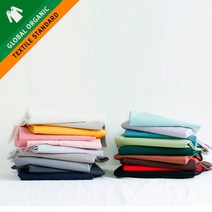 항균 방취 가공 오가닉 면 무지 원단 20수 소울 19종, 에그쉘블루