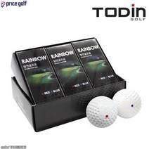 TODIN 레인보우 발연골프공(시타볼), 단품