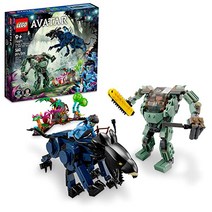 레고 Avatar Neytiri & Thanator vs. 앰프 Suit Quaritch 75571 Building Toy 세트; Gift Idea for 보이s and Girls