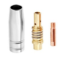 Mig 용접기 빈젤 15AK 토치 액세서리 노즐 MIG 접촉 팁 3 개, 01 0.6MM