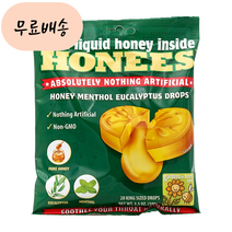 SG솔루션 허니스 허니 멘솔 유칼립투스 드롭 20개입 사탕 캔디, 1개