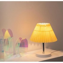집들이선물 LED무드등 플리츠 엔틱 단스탠드 앤틱스탠드 조명, 퍼플