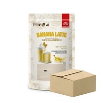 까로망 바나나라떼 파우더 500g (12개박스), 단품