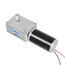 웜기어 모터 DC 감속 마이크로 저속 감속 조절 12V24V, 12v 전압 80rpm, 1개