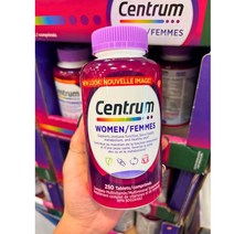 캐나다 센트룸 우먼 여성 종합비타민 250정, 1병