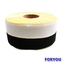 ForU45 유니아트 만들기재료 롤찍찍이 학습체험 만들기놀이 만들기패키지 어린이교구, 까슬이:검정