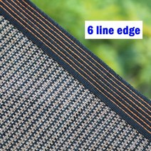 파고라 파라고 정자 바베큐장 야외 야외 오 태양 그늘 항해 직사각형 정원 양산 그물 식물 커버 태양 보호소 야드 천막 자동차 캐노피, 2선 가장자리, 0.9x3m