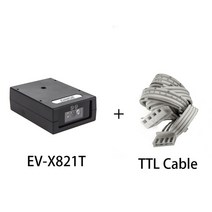 택배스캐너 바코드 무선 블루투스 고속 핸드 핑거 리더기 EVAWGIB EVX620 레이저 1D 고정 바코드 스캐너 모듈 EVX821T CMOS 2D 스캐닝 미니 사이즈, 9.EVX821T TTL