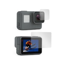 고프로 히어로 7 6 5 액정 보호 필름 렌즈 블랙 실버 GOPRO SJ4000 악세서리 액션캠, 누리마켓 본상품선택