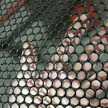 메쉬휀스 울타리 펜스 철조망 안전 대문 담장 그물 양계장 출입문 창고 바리게이트 보호, 흰색 2.5홀 1미터 너비